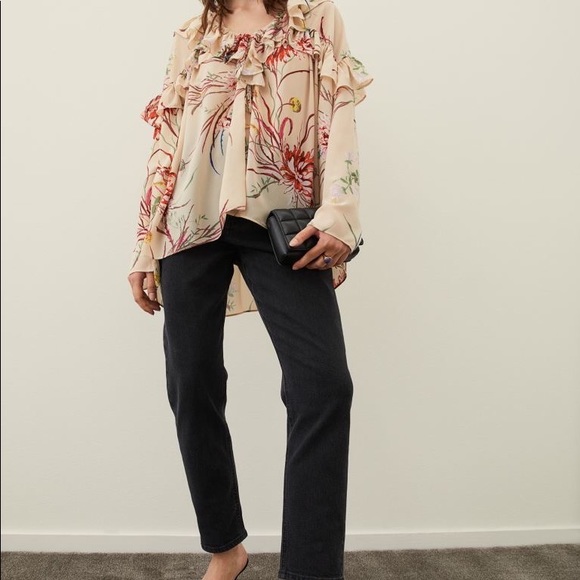 H&M Set Pants (M) Blouse (S) - Picture 2 of 6